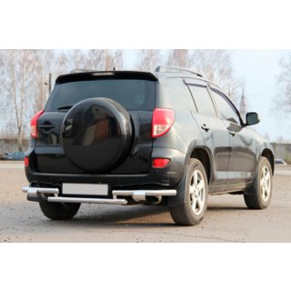 Aizmugurējais aizsargloks AK005-2 (2 gab., nerūsējošais tērauds) Toyota Rav 4 2006–2013 foto 3