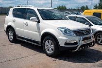 SsangYong Rexton I 2001–2017 Priekšējais aizsargstienis (bull bar) WT004 (nerūsējošais tērauds) foto 4