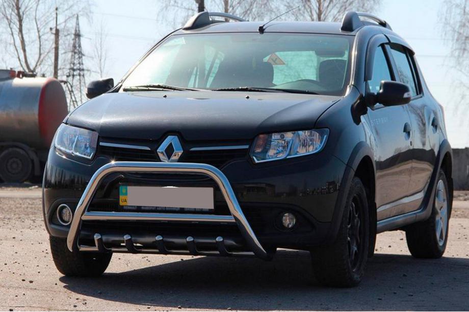 Renault Sandero 2013–2022 Priekšējais aizsargloks WT003 (nerūsējošais tērauds) 60 mm Image