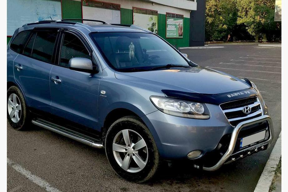 Hyundai Santa Fe 2 2006–2012 Sānu sliekšņi Premium (2 gab., nerūs.) Foto 4