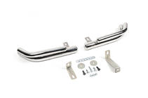 Hyundai Santa Fe 2 2006–2012 Aizmugurējie dubultie stūra aizsargi AK003-Double (nerūsējošais tērauds) foto 1