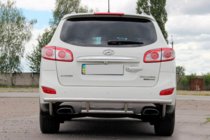 Hyundai Santa Fe 2 2006–2012 Aizmugurējais aizsargstienis AK002-2 (nerūsējošais tērauds) foto 6