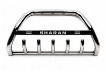 Volkswagen Sharan 1995–2010 Priekšējais aizsargstienis (bull bar) WT004 (nerūsējošais tērauds) 60 mm foto 4