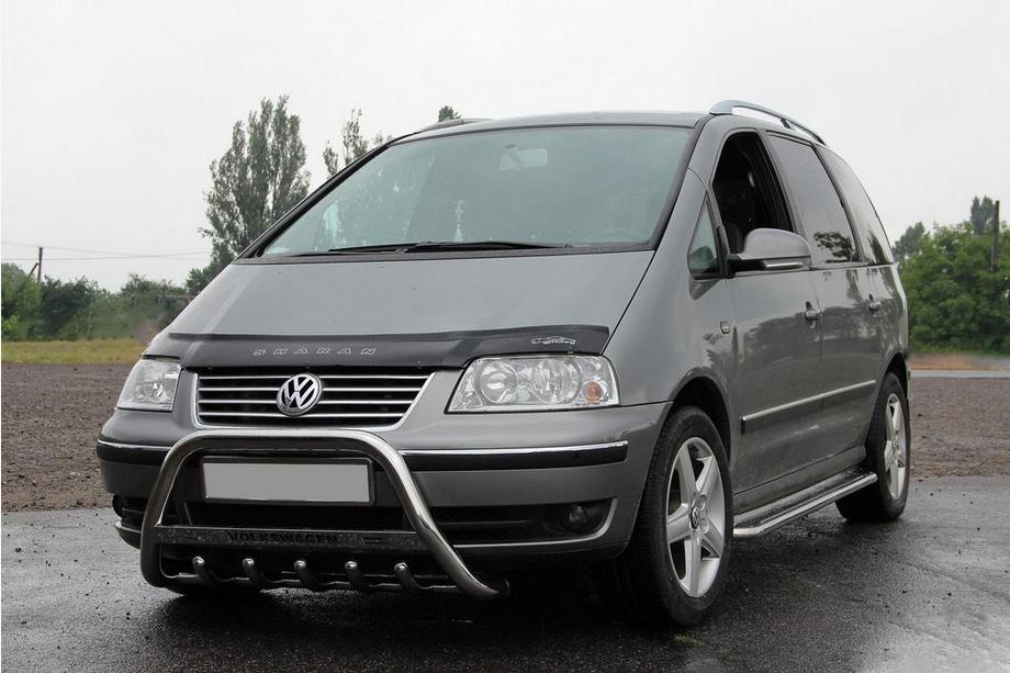 Volkswagen Sharan 1995–2010 Priekšējais aizsargstienis (bull bar) WT004 (nerūsējošais tērauds) 60 mm Image