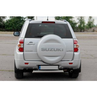 Aizmugurējais aizsargloks AK002 (nerūsējošais tērauds) Suzuki Grand Vitara 2005–2017 foto 3