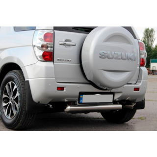 Aizmugurējais aizsargloks AK002 (nerūsējošais tērauds) Suzuki Grand Vitara 2005–2017 foto 2