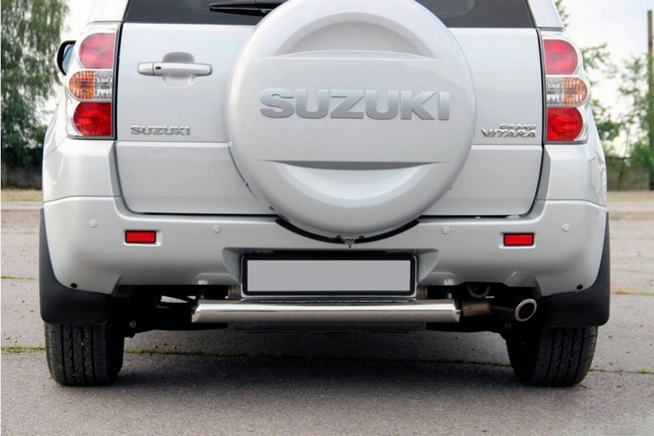Suzuki Grand Vitara 2005–2017 Aizmugurējais aizsargloks AK002 (nerūsējošais tērauds) Image