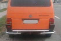 Volkswagen T4 Transporter 1990–2003 Aizmugures aizsargloka AK003-2 (nerūsējošais tērauds) foto 1