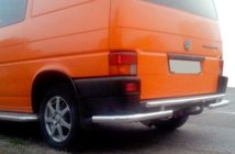Volkswagen T4 Transporter 1990–2003 Aizmugures aizsargloka AK003-2 (nerūsējošais tērauds) foto 3