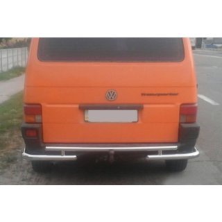 Aizmugures aizsargloka AK003-2 (nerūsējošais tērauds) Volkswagen T4 Transporter 1990–2003 foto 1