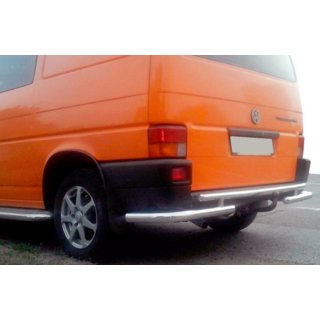 Aizmugures aizsargloka AK003-2 (nerūsējošais tērauds) Volkswagen T4 Transporter 1990–2003 foto 3