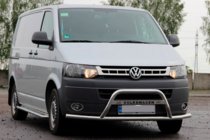 Volkswagen T5 2010–2015 Bullbar WT007ST (nerūsējošais tērauds) foto 3