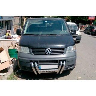 Kengurins ST006-04 "Nāsis" (nerūsējošais tērauds) Volkswagen T5 Transporter 2003–2010 foto 3