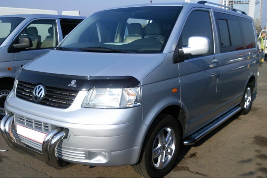 Volkswagen T5 Transporter 2003–2010 Kengurins ST006-04 "Nāsis" (nerūsējošais tērauds) Foto 4