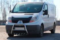 Renault Trafic 2001–2015 Bullbar QT-Spec (nerūsējošais tērauds) foto 3