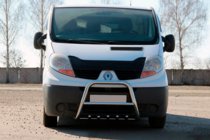 Renault Trafic 2001–2015 Bullbar QT-Spec (nerūsējošais tērauds) foto 1