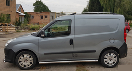 Fiat Doblo II 2010–2022 Sānu caurules (2 gab., nerūs. tērauds) 60 mm, Maxi bāze foto 3