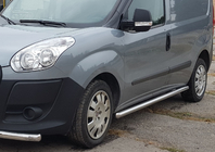Fiat Doblo II 2010–2022 Sānu caurules (2 gab., nerūs. tērauds) 60 mm, Maxi bāze foto 1