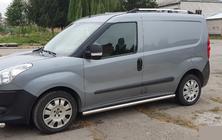 Fiat Doblo II 2010–2022 Sānu caurules (2 gab., nerūs. tērauds) 60 mm, Maxi bāze foto 2