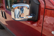 Fiat Fiorino/Qubo 2008–2024 Pilni hromēti spoguļu uzlikas (2 gab.) foto 1