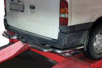 Ford Transit 2000–2014 Aizmugurējais aizsargpakāpiens AK-Special (nerūsējošais tērauds) foto 4