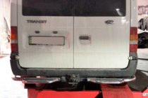Ford Transit 2000–2014 Aizmugurējais aizsargpakāpiens AK-Special (nerūsējošais tērauds) foto 3