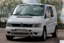 Mercedes Vito W638 1996–2003 Bullbar WT022 (nerūsējošais tērauds) foto 3