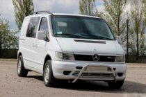 Mercedes Vito W638 1996–2003 Bullbar WT022 (nerūsējošais tērauds) foto 2