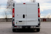 Opel Vivaro 2001–2015 Aizmugurējais aizsargstienis AK003-Plus-2 (nerūsējošais tērauds) foto 2