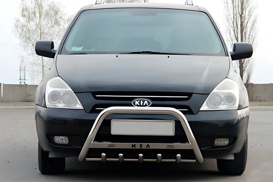 Kia Carnival 2002–2013 Priekšējais aizsargstienis (bull bar) WT004 (nerūsējošais tērauds) Image