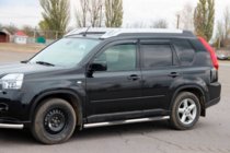 Nissan X-trail T31 2007–2014 Sānu caurules BB002 (2 gab., nerūsējošais tērauds) foto 3