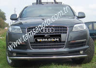 Audi Q7 2005–2015 Priekšējais aizsargstienis ST008 (nerūsējošais tērauds) Ø60 mm foto 5