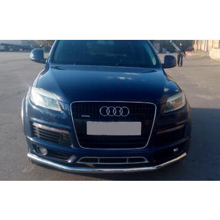 Priekšējais aizsargstienis ST008 (nerūsējošais tērauds) Audi Q7 2005–2015 foto 1