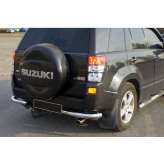 Aizmugurējā aizsargstieņa loka AK003 (nerūsējošais tērauds) Suzuki Grand Vitara 2005–2017 foto 2