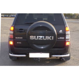 Aizmugurējā aizsargstieņa loka AK003 (nerūsējošais tērauds) Suzuki Grand Vitara 2005–2017 foto 1