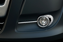 Fiat Doblo II 2010–2022 Miglas lukturu hroma apdare ar iedobēm (2010-2015, 2 gab., plastmasa) foto 1