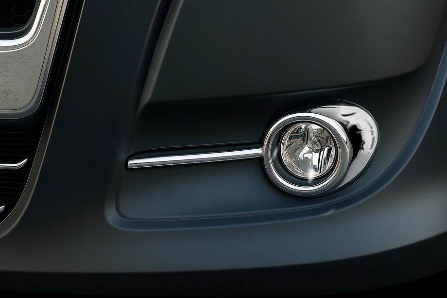 Fiat Doblo II 2010–2022 Miglas lukturu hroma apdare ar iedobēm (2010-2015, 2 gab., plastmasa) Image