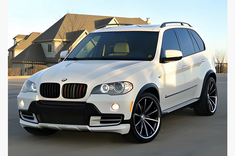 BMW X5 E70 2007–2013 Priekšējā bampera lūpa (2007-2010, krāsošanai) Image