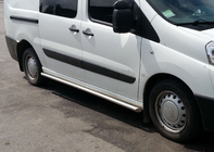 Fiat Scudo 2007–2015 Sānu sliekšņu caurules BB002 (2 gab., nerūsējošais tērauds) 60 mm, īsā riteņu bāze foto 1