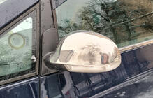 Volkswagen Sharan 1995–2010 Spoguļu uzlikas 2004-2010 (2 gab., nerūs. tērauds) Carmos - turku teras foto 3