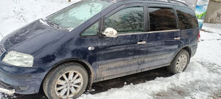 Volkswagen Sharan 1995–2010 Logu apmales (4 gab., nerūsējošais tērauds) OmsaLine – itāļu nerūsējošais tērauds foto 3