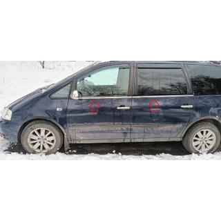 Logu apmales (4 gab., nerūsējošais tērauds) Volkswagen Sharan 1995–2010 foto 1
