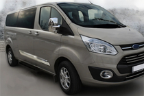 Ford Custom 2013–2022 Spoguļu hroma uzlikas (2 gab., plastmasa) OmsaLine foto 3