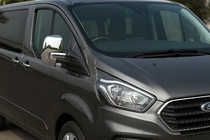 Ford Custom 2013–2022 Spoguļu hroma uzlikas (2 gab., plastmasa) OmsaLine foto 1