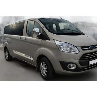 Spoguļu hroma uzlikas (2 gab., plastmasa) Ford Custom 2013–2022 foto 3
