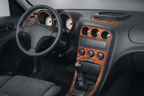 Alfa Romeo 156 1997–2007 Paneļa uzlikas (Meric) Alumīnijs foto 1