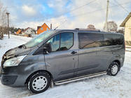 Ford Custom 2013–2022 Hromēti jumta reliņi Īsā metāla kājiņa foto 3