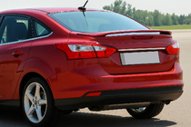 Ford Focus III 2011–2017 Šaura līste virs numura zīmes (nerūsējošais tērauds) Sedans (hroms) foto 1