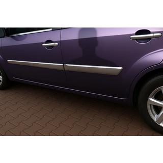 Durvju moldingu komplekts (4 gab., nerūsējošais tērauds) Ford Fiesta 2002–2008 foto 1