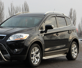 Ford Kuga 2008–2013 Sānu pakāpieni Premium (2 gab., nerūsējošais tērauds) 60 mm foto 1